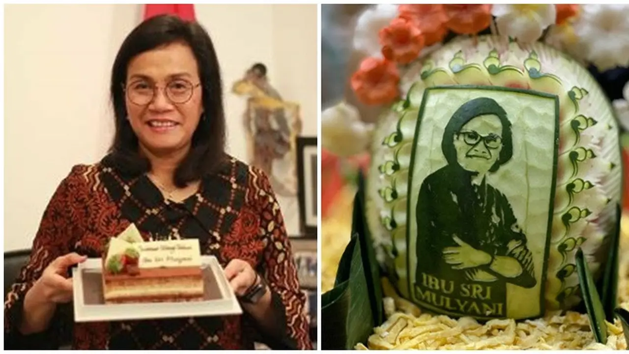 6 Momen Kejutan Ulang Tahun Menkeu Sri Mulyani, Ungkap Rasa Syukur