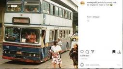 Potret bus tingkat jadul ini bikin netizen nostalgia (Instagram.com/@nostagia90_an)