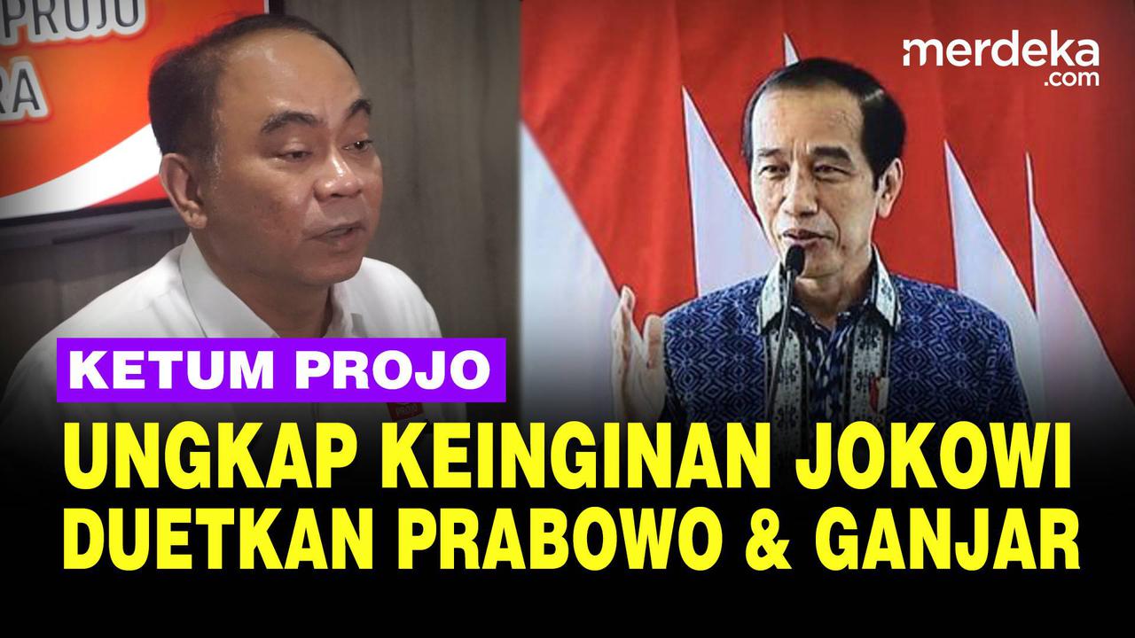VIDEO: Blak-blakan Ketum Projo Jokowi Upayakan Prabowo Duet dengan Ganjar di 2024