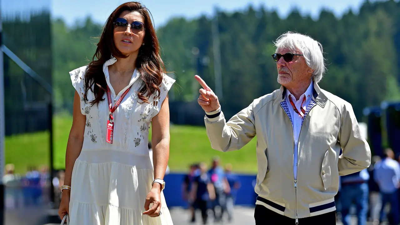 Bernie Ecclestone dan Fabiana Flosi