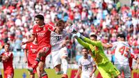 Pertandingan seru antara Bayern Munchen versus Benfica di ajang Piala Dunia Antarklub 2025. (Kevin C. Cox / GETTY IMAGES NORTH AMERICA / Getty Images via AFP)