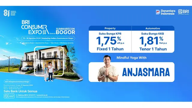 Mau Punya Rumah dan Mobil Impian? Intip Promo BRI KPR & BRI KKB di BRI Consumer Expo 2026 Goes to Summarecon Bogor