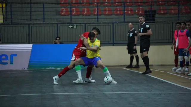 Duel Brasil vs Indonesia di Copa das Nacoes de Futsal 2026