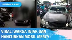 Viral! Gara-gara cekcok di jalan, mobil mercy ini diinjak dan dirusak oleh sejumlah warga di Bantul.  Tak tahu duduk permasalahannya apa, tapi massa yang terpancing emosi ikut merusak kendaraan dan menghakimi pengemudi.