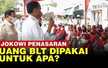VIDEO: Canda Jokowi dan Prabowo ke Emak-Emak, Duit BLT Buat Beli HP, ya?