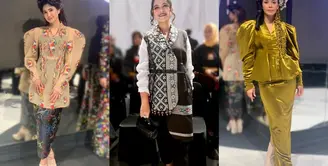 Mikha Tambayong hadir sebagai muse membawakan koleksi Mel Ahyar Fall/Winter 2023-2024. [Fimela/Bambang E.Ros]