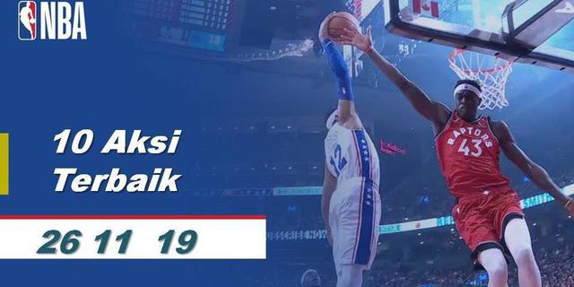 VIDEO: 10 Aksi Pemain Terbaik NBA 26 November