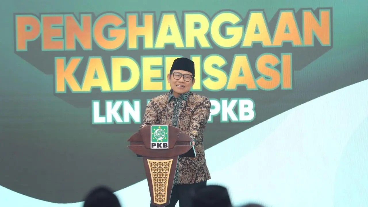 Ketua Umum DPP PKB, Abdul Muhaimin Iskandar dalam acara Halal Bihalal dan Apresiasi Kaderisasi 2026 yang digelar di Kantor DPP PKB, Jalan Raden Saleh 9, Jakarta Pusat, Jumat (10/4/2026) (Istimewa)