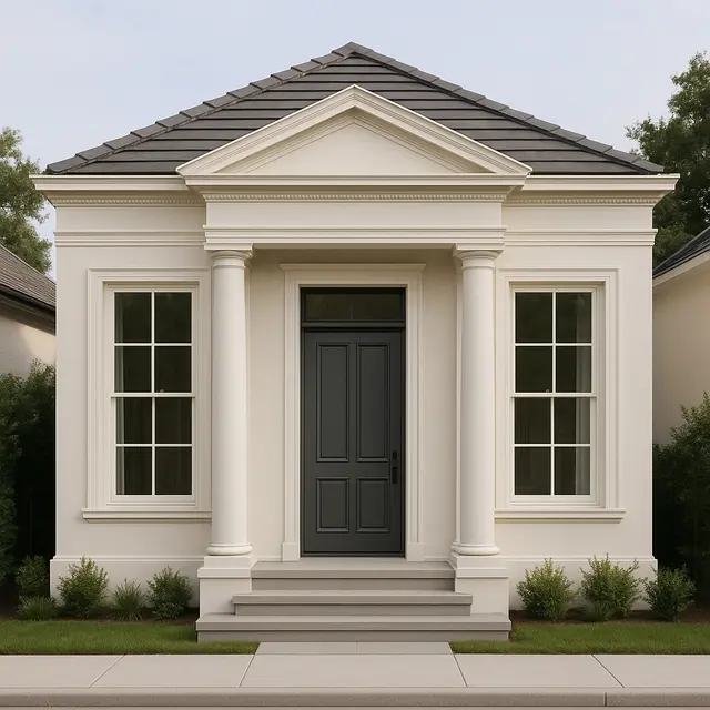 Desain Rumah Minimalis 6x12 Tampak Depan (Foto: ChatGPT)