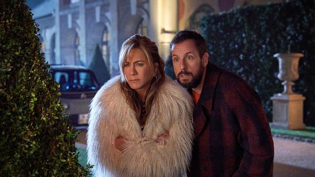 Jennifer Aniston and Adam Sandler