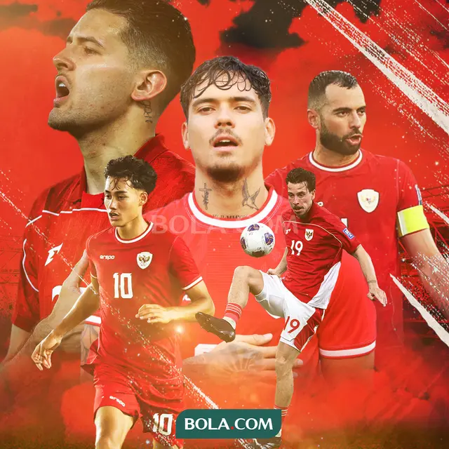 Timnas Indonesia - Justin Hubner, Shayne Pattynama, Rafael Struick, Thom Haye, Jordi Amat