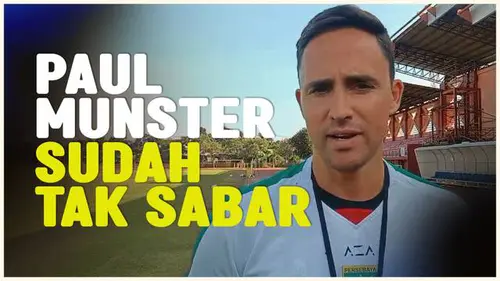VIDEO: Jelang Laga Persebaya Surabaya Vs Persibo Bojonegoro, Paul Munster Tak Sabar Lihat Stadion Penuh