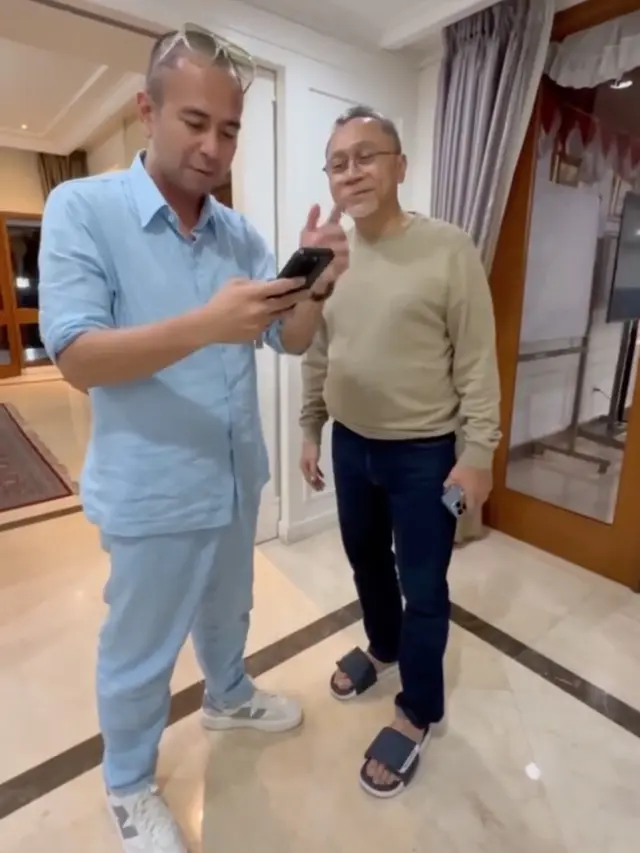 Raffi Ahmad dan Zulkifli Hasan. (Foto: Dok. Instagram @zul.hasan)