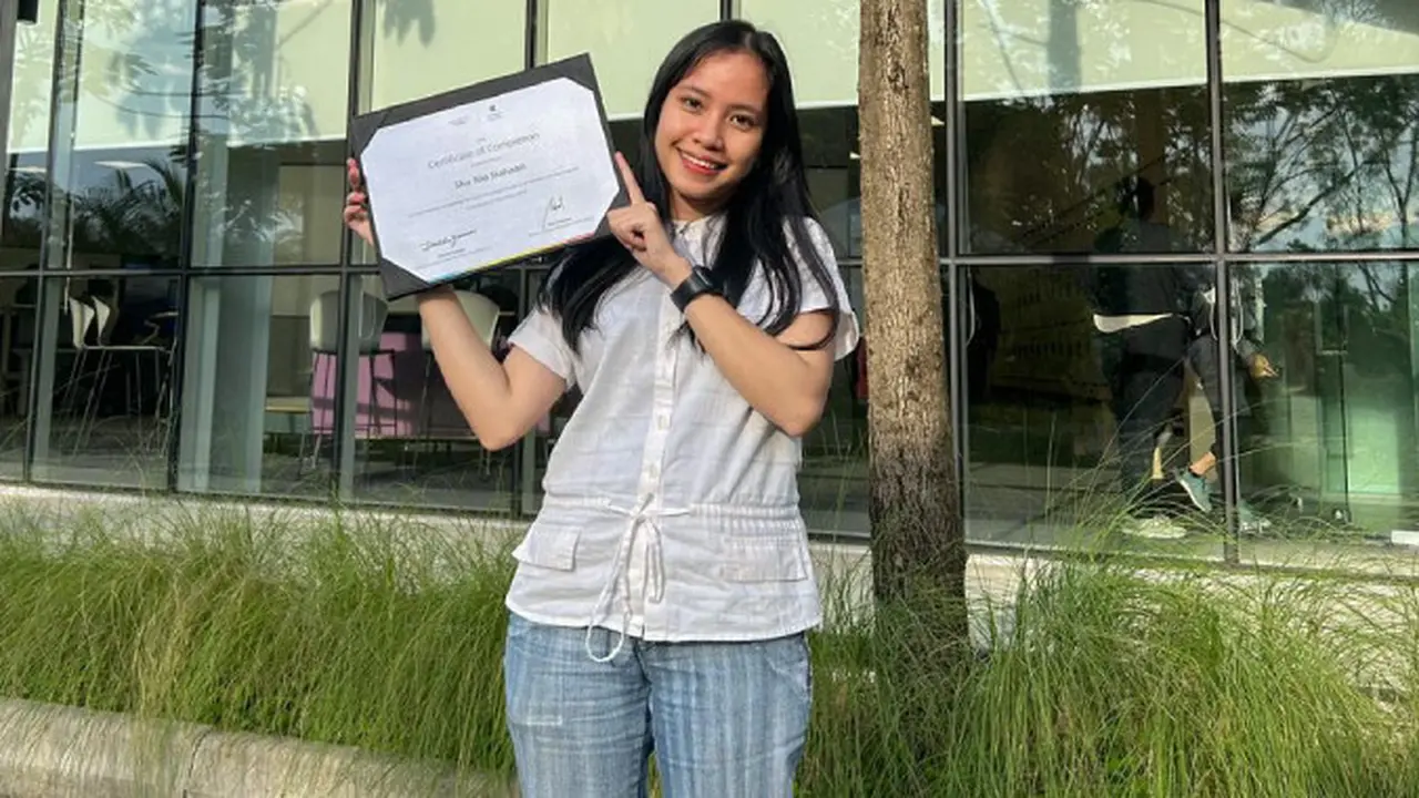 Shania Siahaan, mahasiswa di Universitas Maritim Raja Ali Haji dan peserta Apple Developer Academy