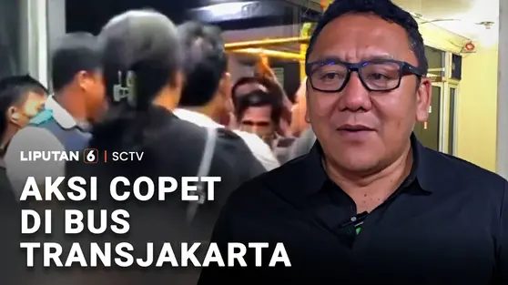 Aksi Copet di Bus TransJakarta