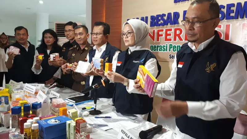 Ditemukan kosmetik ilegal senilai miliaran rupiah di Jawa Tengah. (Foto: Humas BPOM)