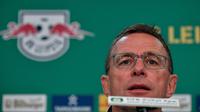 Mantan pelatih RB Leipzig, Ralf Rangnick. (AFP/John MacDougall)