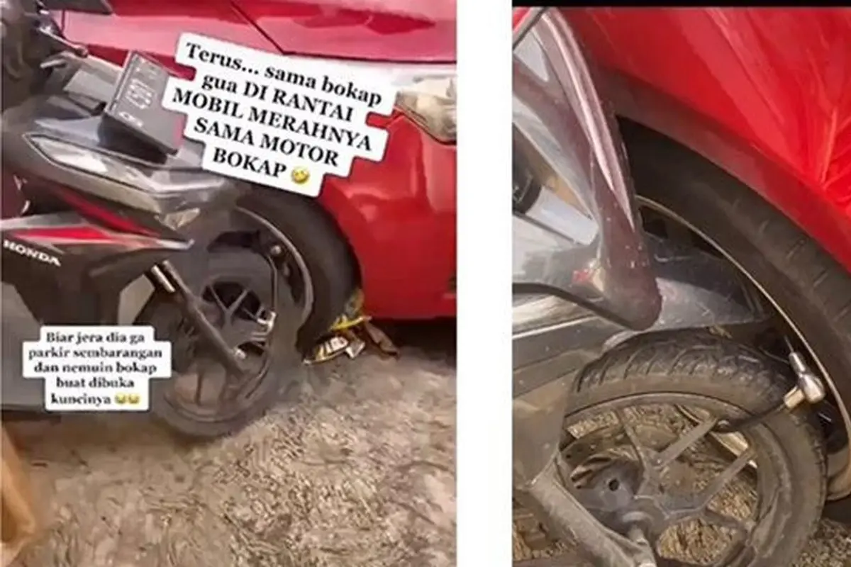 8 Potret Pelaku Parkir Sembarangan Diserang Balik oleh Orang yang Kesal