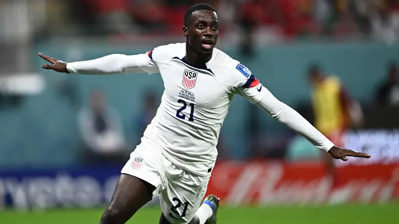 Timothy Weah, Putra Presiden Liberia yang Cetak Gol Perdana AS di Piala Dunia Qatar 2022