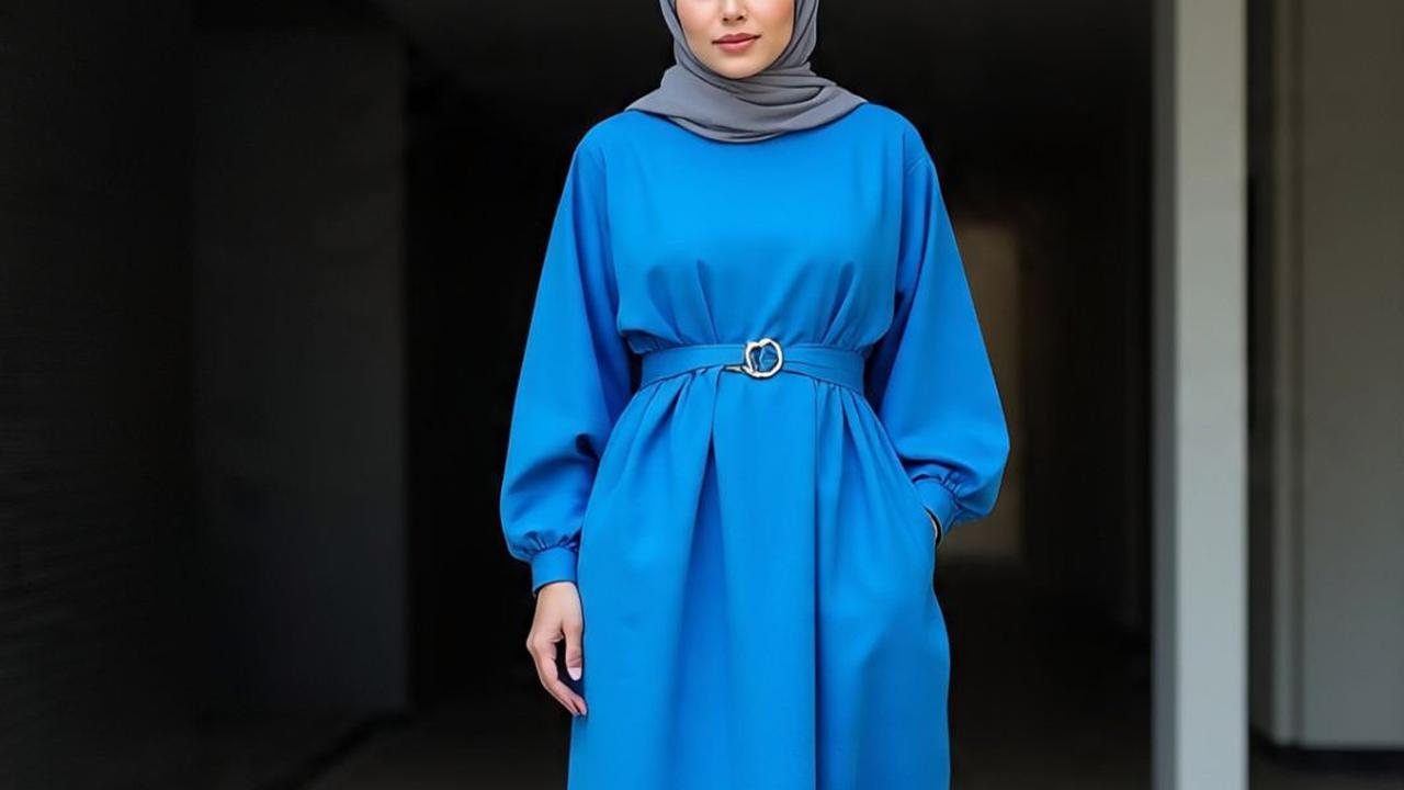 10 Model Gamis Wanita Sederhana yang Syari dan Elegan, Desan Longgar dengan Bahan Nyaman