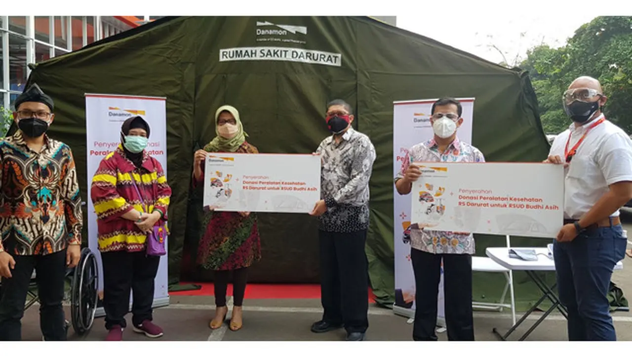 Peringati Hari Jadi ke-65, Danamon Bangun Rumah Sakit Darurat
