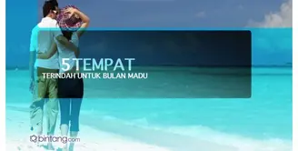 5 Tempat ini bisa jadi tempat paling romantis di muka bumi. Buat kamu yang baru saja menikah, video ini mungkin bisa menjadi rujukan destinasi bulan madu kamu.