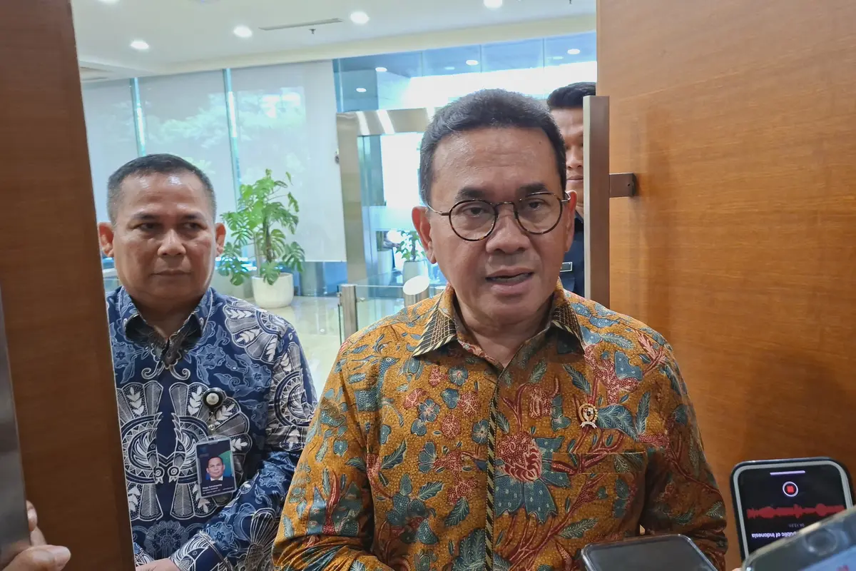 Menteri Perdagangan (Mendag) Budi Santoso di Kantor Kementerian Perdagangan, Jakarta, Kamis (27/11/2025). (Liputan6.com/Arief)