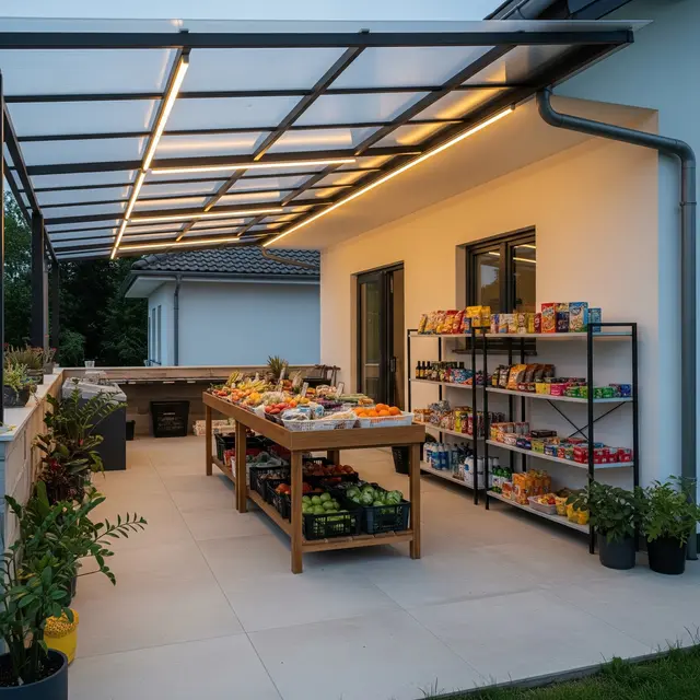 Teras Rumah Cocok untuk Warung Kelontong Sederhana