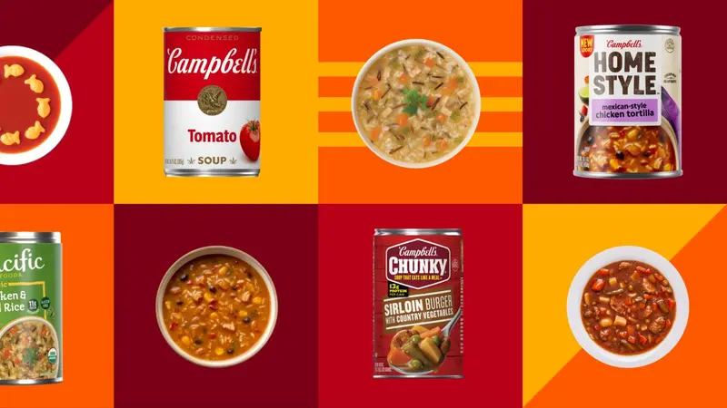 Produk-produk yang dijual oleh Campbell Soup Company. (Dok campbellsoupcompany)