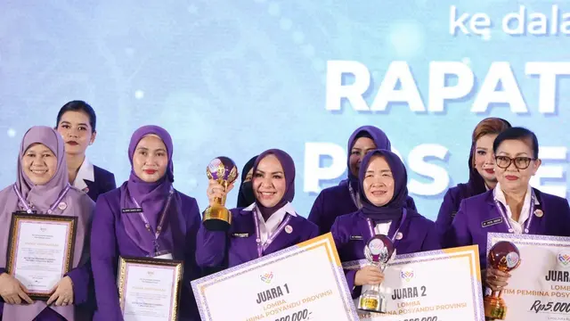 TP Posyandu Kalsel Juara Pertama Nasional Lomba Implementasi 6 Bidang SPM 2025