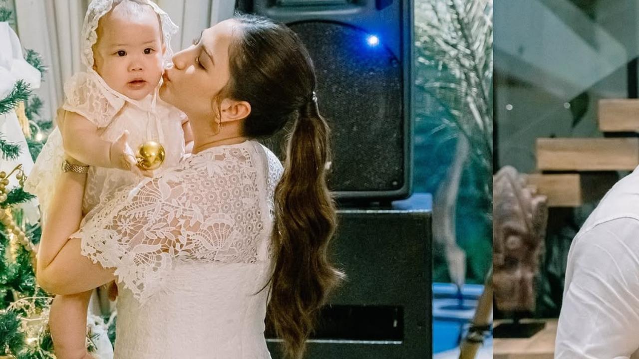 Jessica Mila Rayakan Natal Bersama Keluarga, Ekspresi Baby Kyarra Bikin Gemas