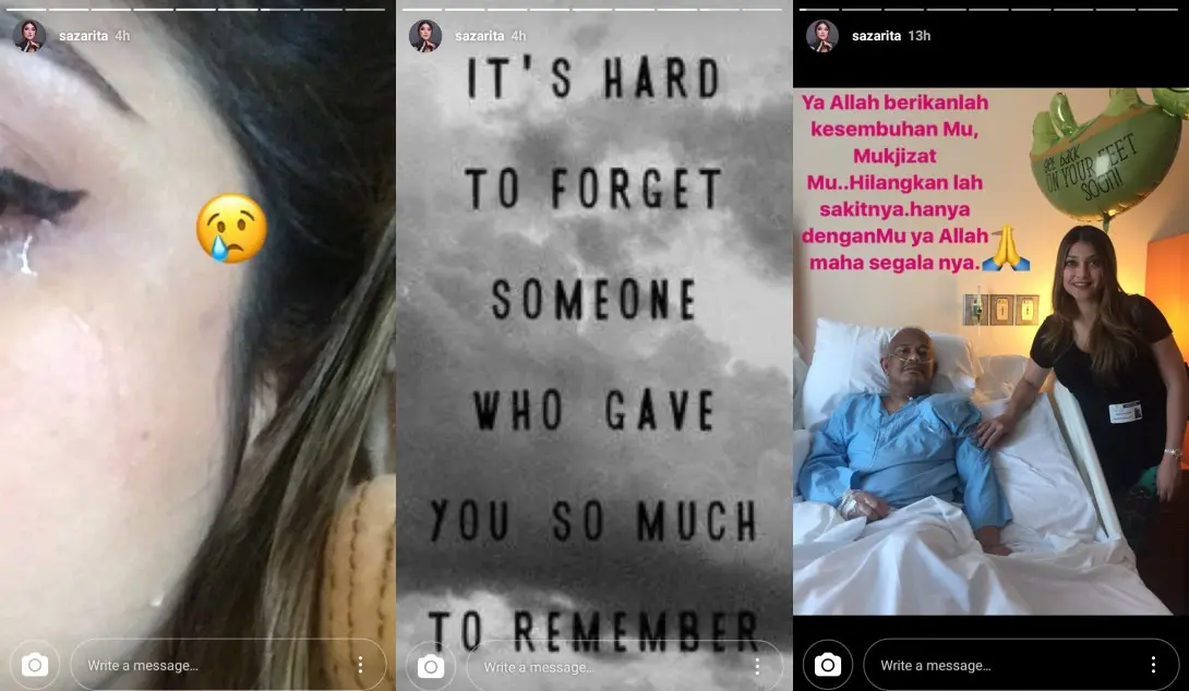 Sarah Azhari menangis, Ada Apa?