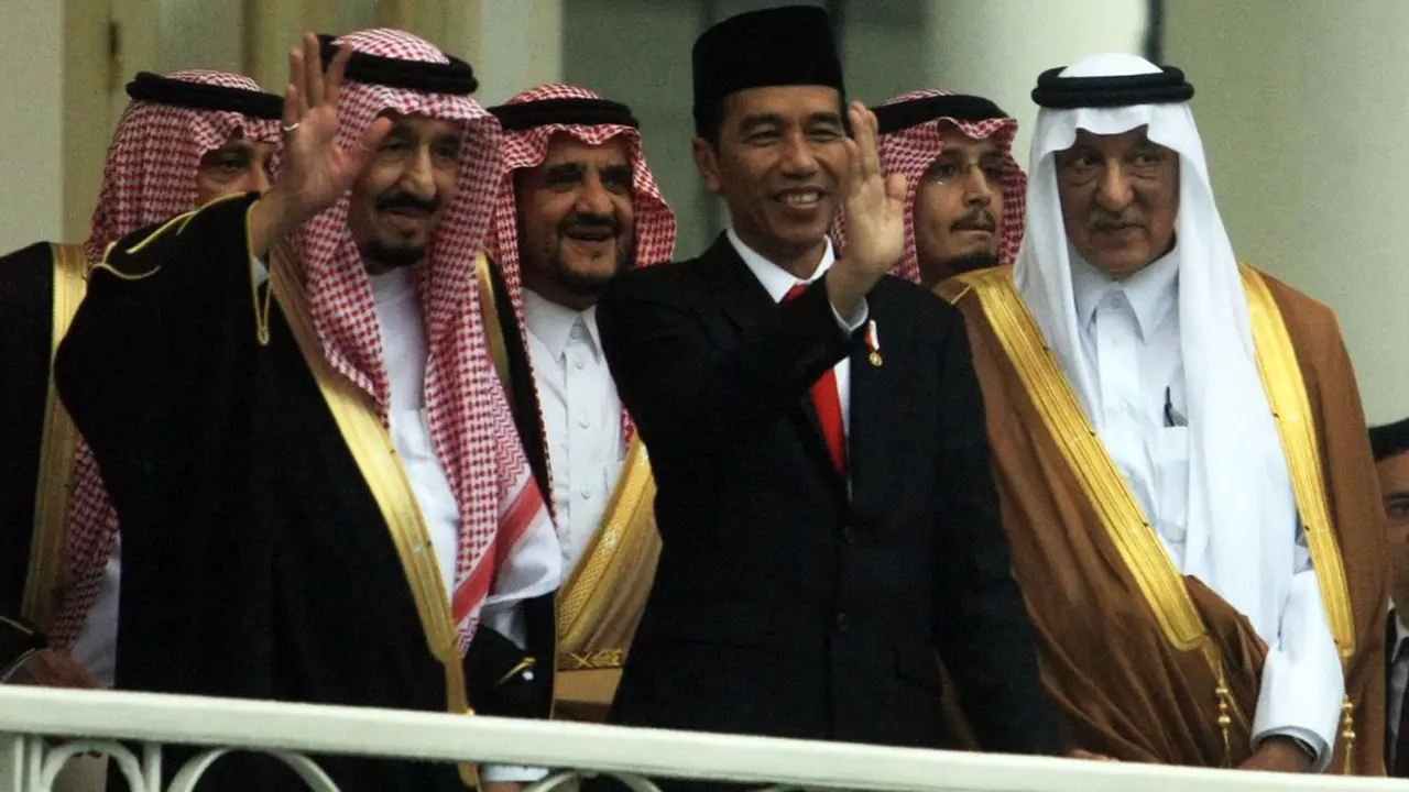 Raja Salman dan Presiden Jokowi