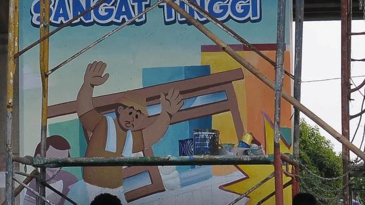Pembuatan mural tersebut sebagai bentuk kampanye BPJS Ketenagakerjaan dalam rangka menyebarluaskan brand awareness kepada masyarakat.