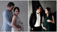 Angelica Simperler dan suami bagikan momen romantis di maternity shoot terbaru. (Sumber: Instagram/@angelicasimp.new)