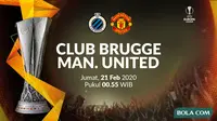 Liga Europa - Club Brugge Vs Manchester United. (Bola.com/Dody Iryawan)