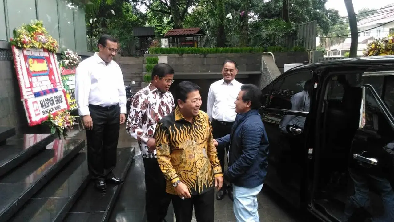 Setya Novanto menerima kedatangan Muhaimin Iskandar