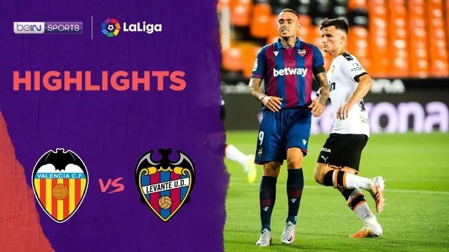 Berita Video Highlights La Liga, Valencia Ditahan Imbang Levante 1-1