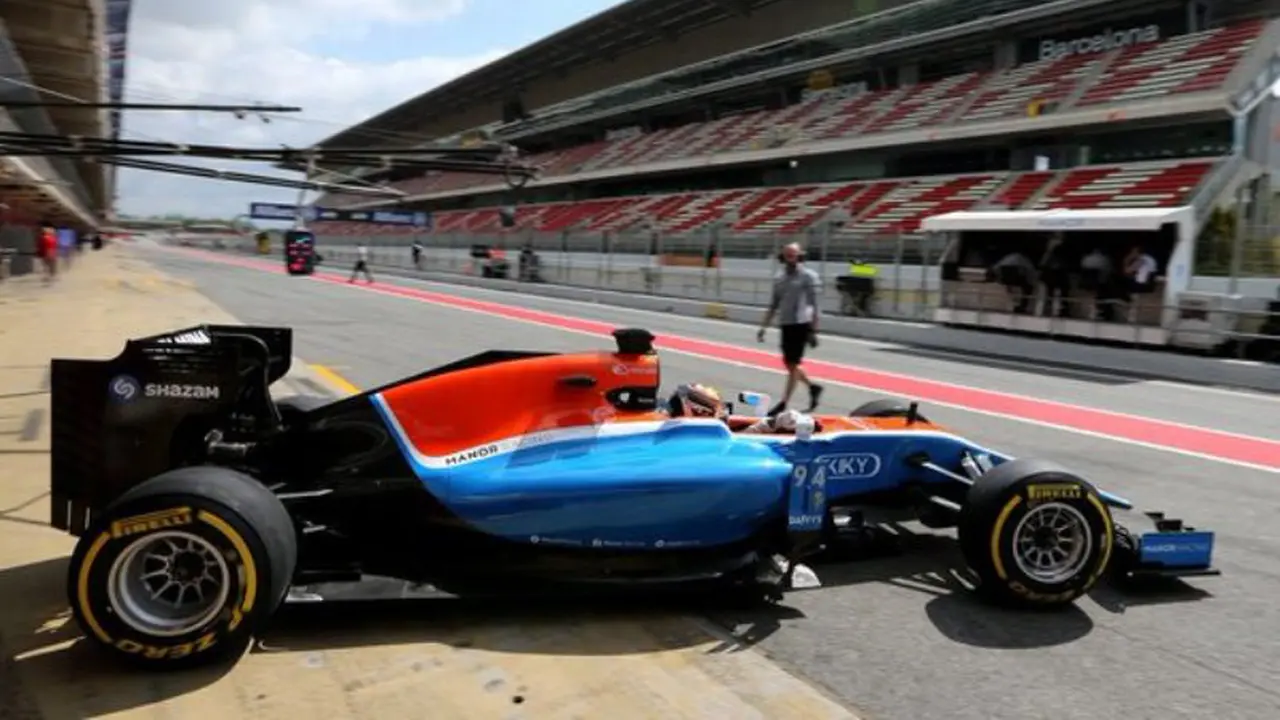 Pascal Wahrlein, rekan setim Rio Haryanto di tim F1 Manor Racing