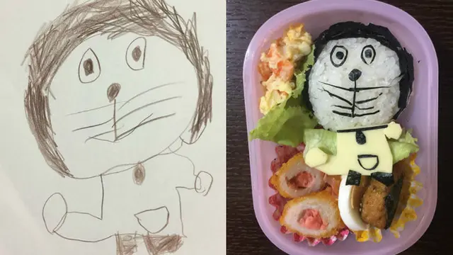 Bento karya Takafumi Ozeki demi anak yang disayangi.