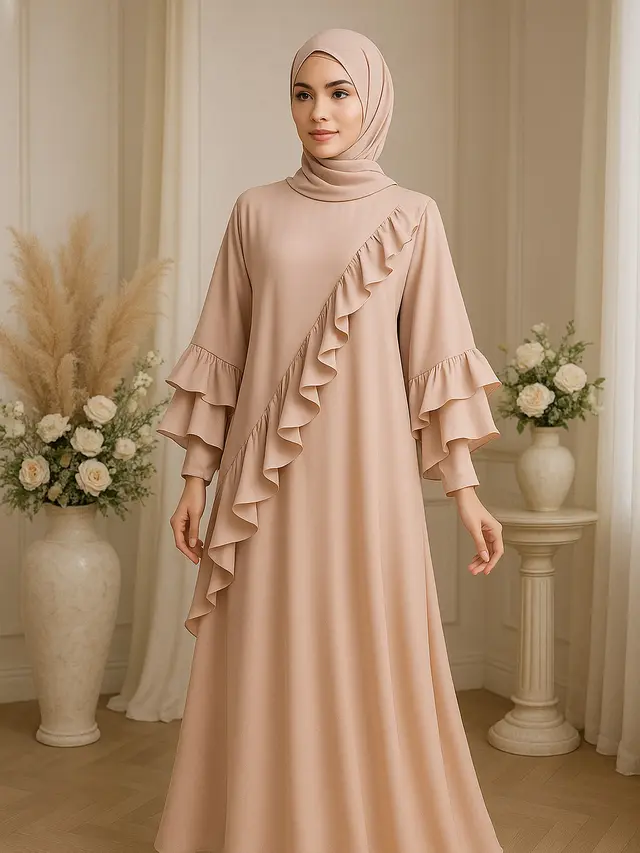 Inspirasi Dress Muslimah Kekinian yang Cocok Buat Pesta
