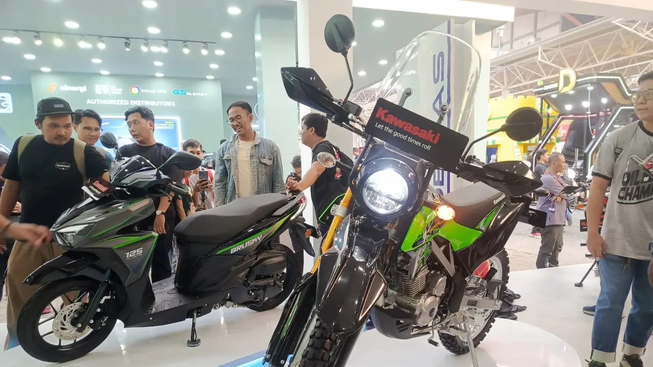Kawasaki Luncurkan Tiga Model Baru di Jakarta Fair 2026, Modenas Brusky 125 Jadi Sorotan