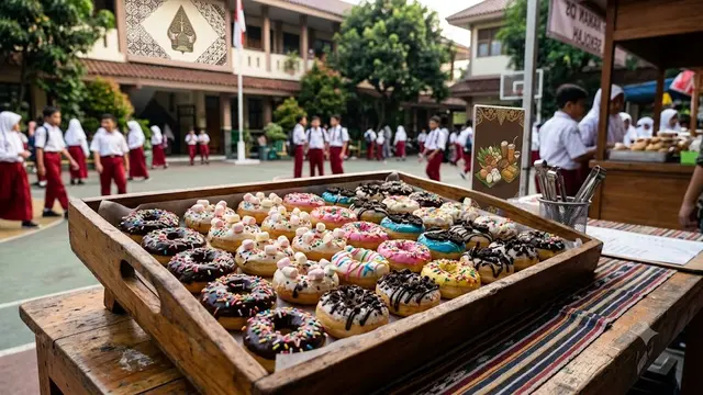 Donat Mini Warna-Warni