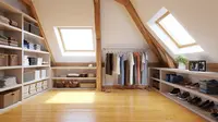 9 Trik Mengoptimalkan Ruang Atas Rumah Kecil Jadi Walk-in Closet Modern