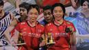 Bagi Chen Qing Chen/Jia Yi Fan, gelar Daihatsu Indonesia Masters 2022 ini merupakan gelar pertama sepanjang penyelenggaraan turnamen yang telah memasuki edisi ke-12. (Bola.com/Ikhwan Yanuar)