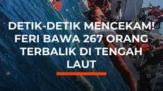 Sebuah kapal feri jenis katamaran yang mengangkut 267 penumpang dan awak kapal mendadak terbalik di tengah laut lepas dalam perjalanan menuju Tasucu, Turki, pada Minggu (30/08/2026) sore.

Kapal mulai kemasukan air hingga terbalik hanya sekitar 7,5 kilometer setelah bertolak dari Pelabuhan Kyreni...