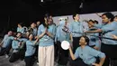 Para pemain Home Sweet Loan The Musical menjalani latihan di Jakarta, Senin (14/9/2026). Latihan dilakukan sebagai persiapan menjelang pementasan yang dijadwalkan berlangsung pada 30 September hingga 18 Oktober 2026. (KLY/Budy Santoso)