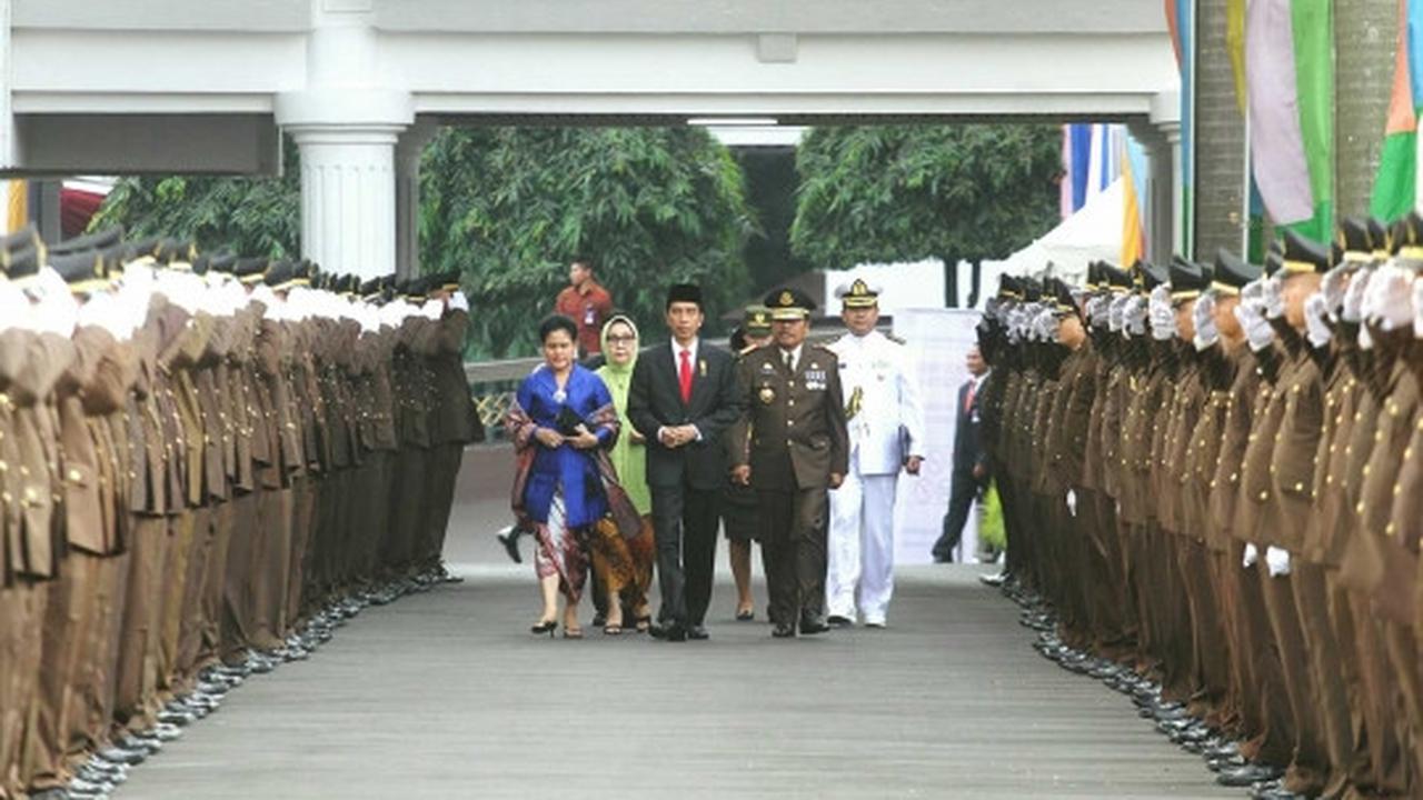 Jokowi hadiri HUT Bhakti Adhyaksa di Kejagung
