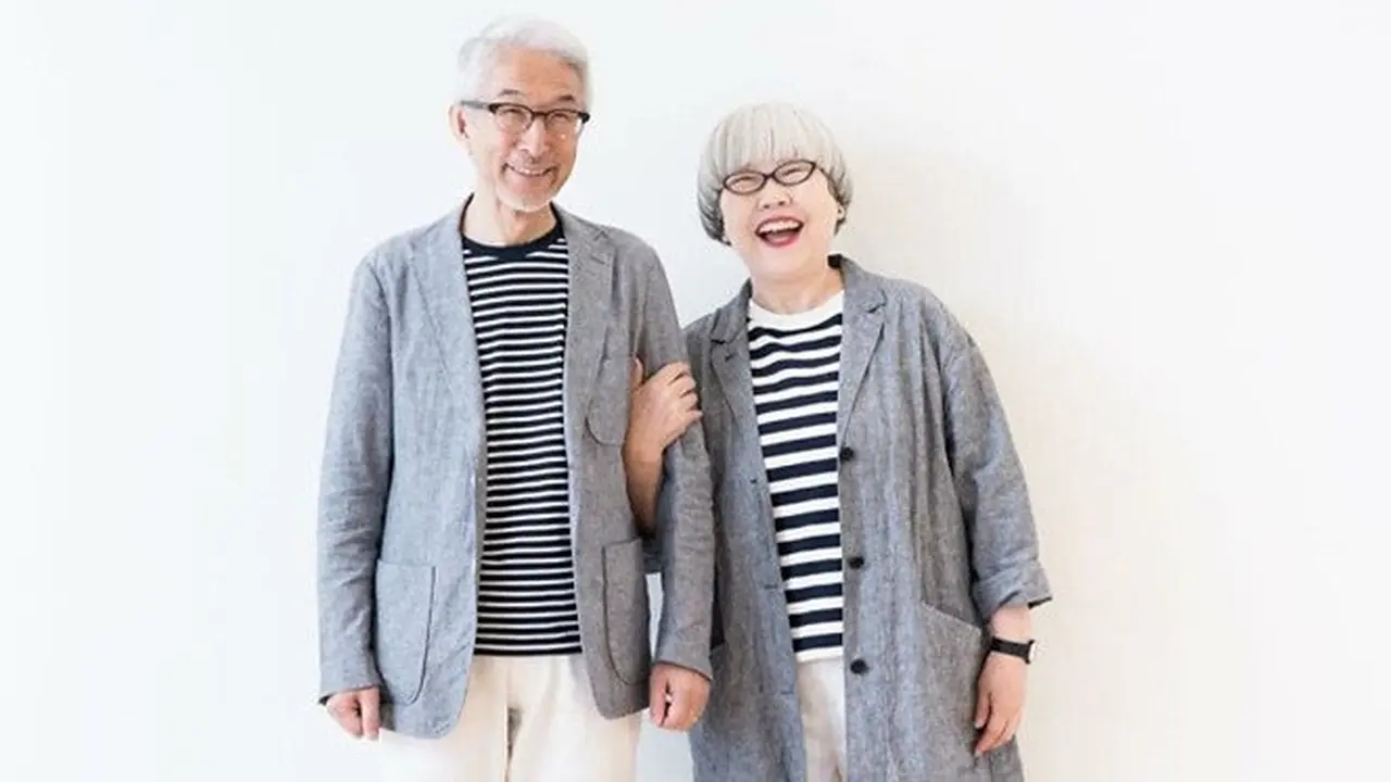 7 Potret Kakek Nenek Selalu Pakai Baju Couple Selama 69 Tahun, Stylish Banget