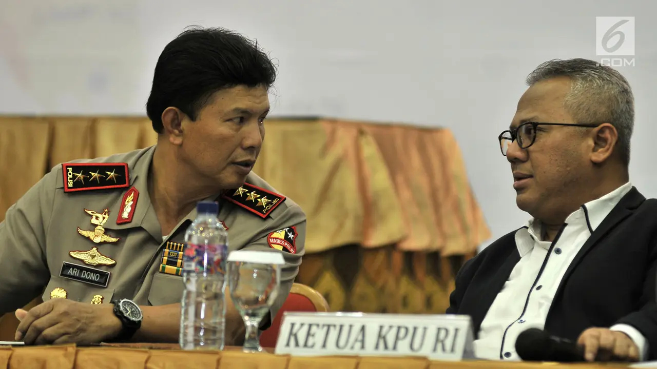 KPU Serahkan SK Penetapan Capres - Cawapres ke Polri
